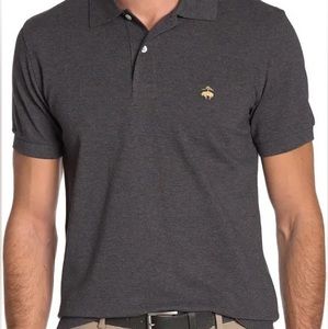 Brooks Brothers Original Fit Polo Gray Size S